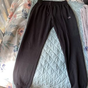 Black champion sweatpants